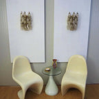 Murano Poliedri Smoked Glass Wall Sconces 9.8"-Wall Sconces-Manorlights