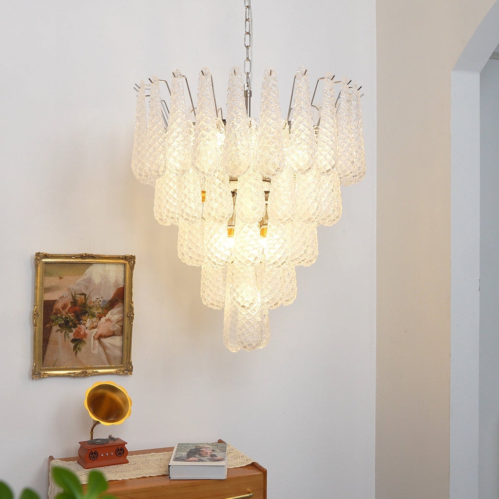 Exquisite Murano Glass Dewdrop Chandelier-Chandelier-Manorlights