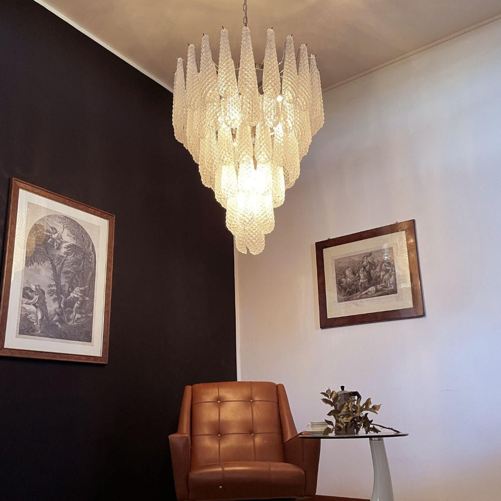 Exquisite Murano Glass Dewdrop Chandelier-Chandelier-Manorlights