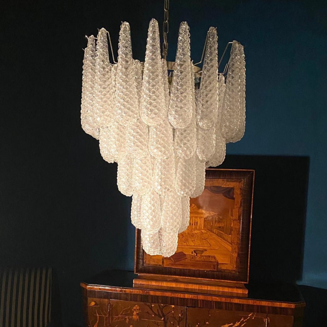 Exquisite Murano Glass Dewdrop Chandelier-Chandelier-Manorlights