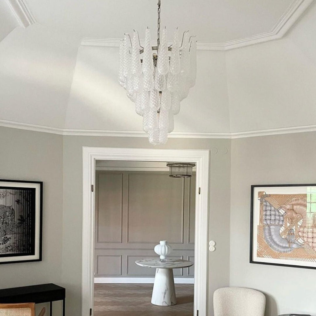 Exquisite Murano Glass Dewdrop Chandelier-Chandelier-Manorlights