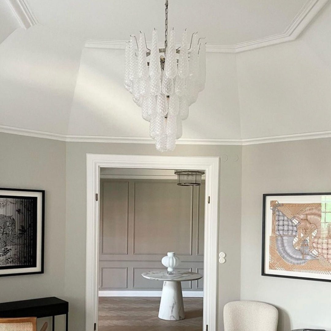Exquisite Murano Glass Dewdrop Chandelier-Chandelier-Manorlights