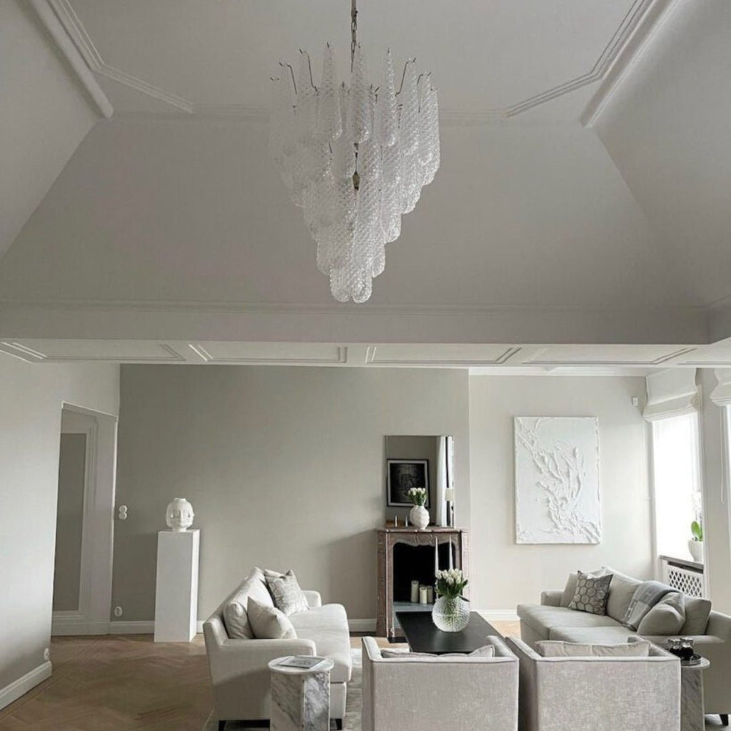 Exquisite Murano Glass Dewdrop Chandelier-Chandelier-Manorlights