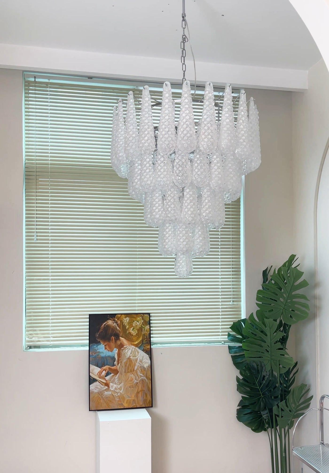 Exquisite Murano Glass Dewdrop Chandelier-Chandelier-Manorlights