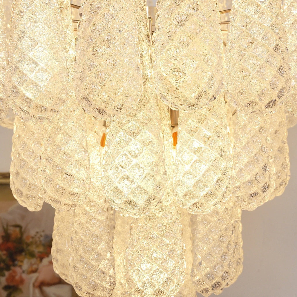 Exquisite Murano Glass Dewdrop Chandelier-Chandelier-Manorlights