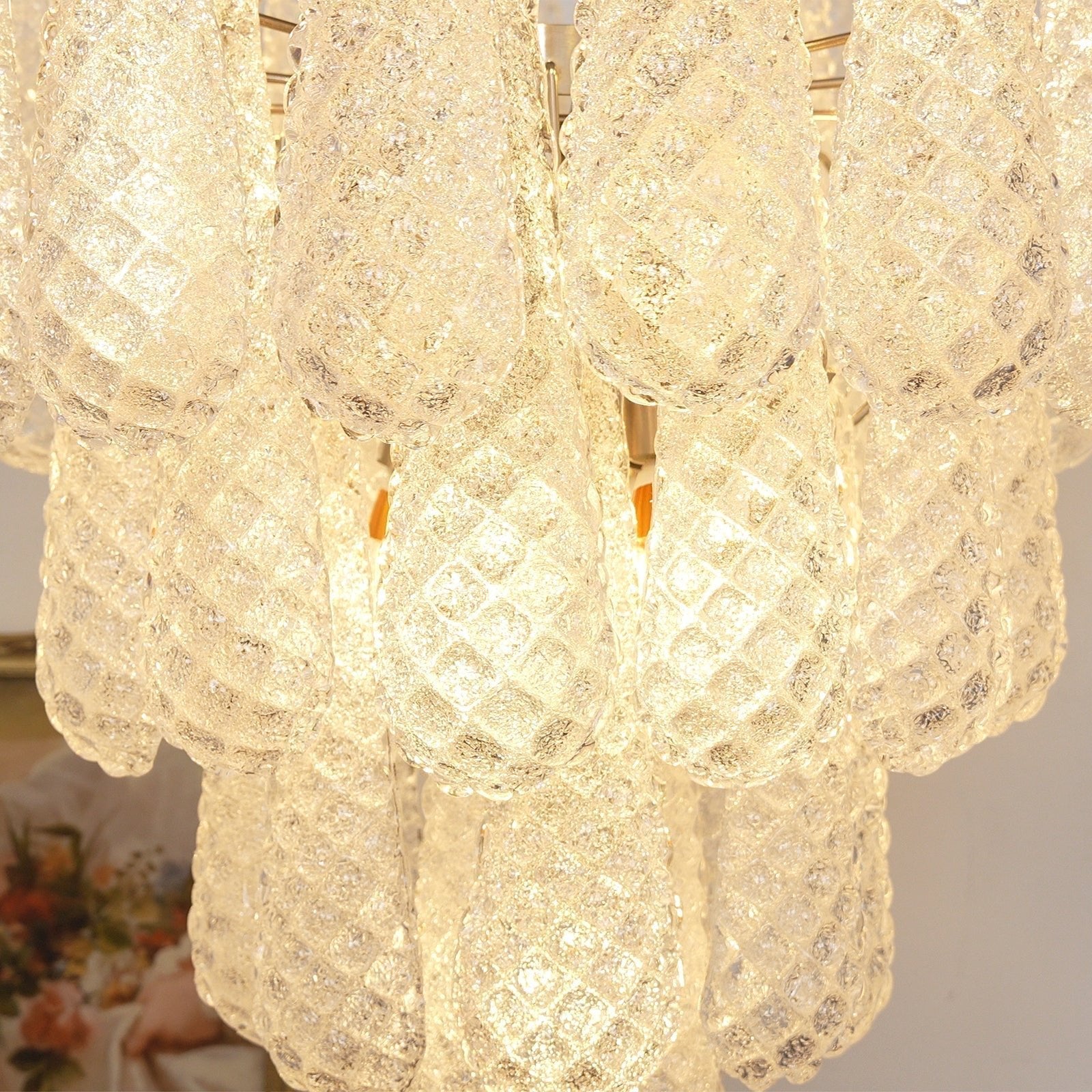 Exquisite Murano Glass Dewdrop Chandelier-Chandelier-Manorlights