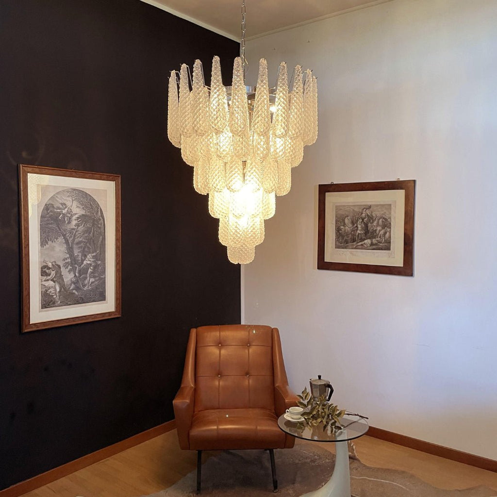 Exquisite Murano Glass Dewdrop Chandelier-Chandelier-Manorlights