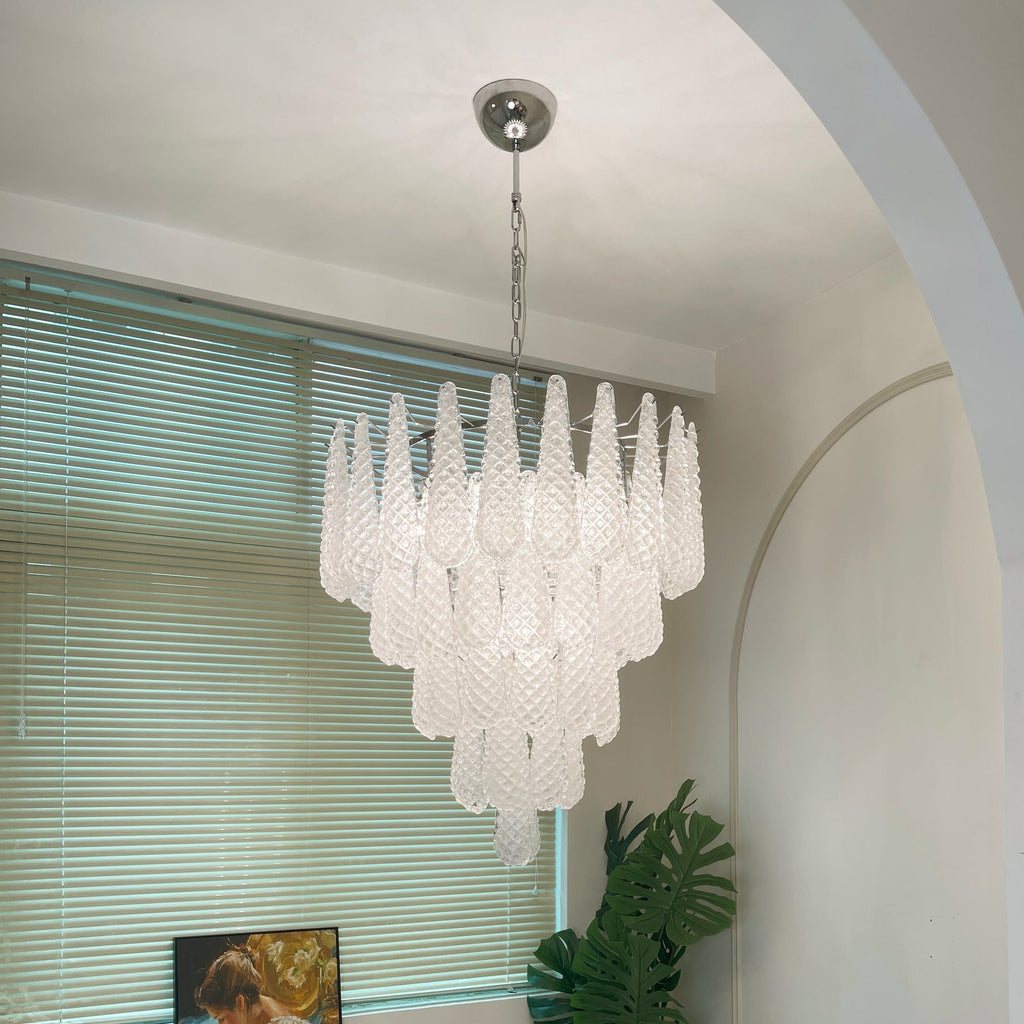 Exquisite Murano Glass Dewdrop Chandelier-Chandelier-Manorlights