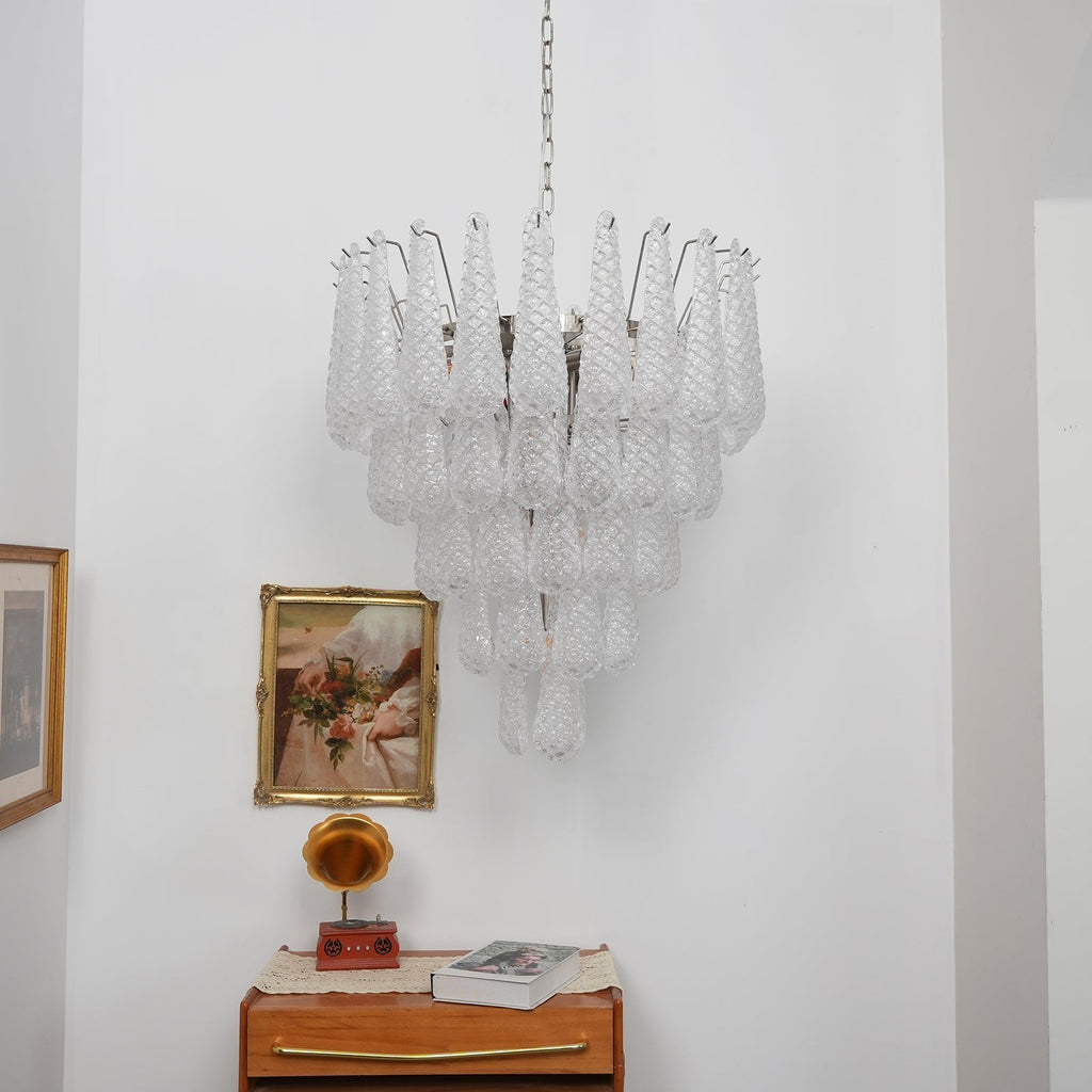 Exquisite Murano Glass Dewdrop Chandelier-Chandelier-Manorlights