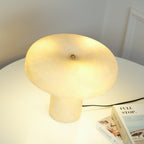 Mushroom Type Alabaster Table Lamp