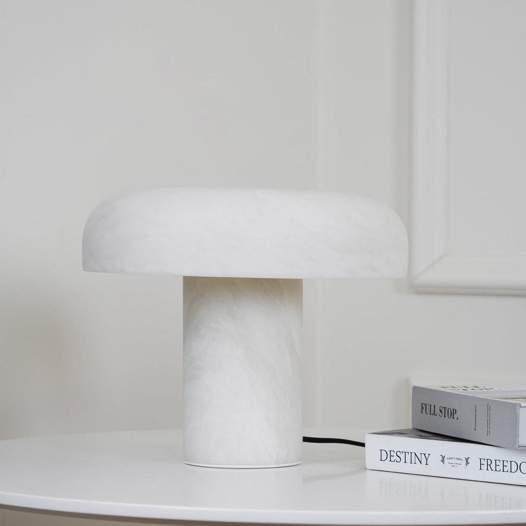 Mushroom Type Alabaster Table Lamp