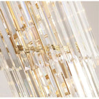 Ryan Golden Modern Crystal Chandelier-Chandelier-Manorlights