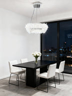 24'' Square Modern Geode Quartz Crystal Chandelier-现代灯-Manorlights