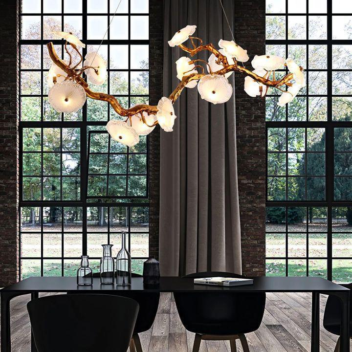 Nenufar Blooming Chandelier by Manor Lights