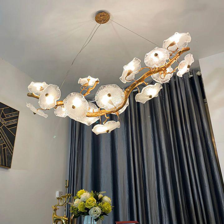 Nenufar Blooming Chandelier by Manor Lights