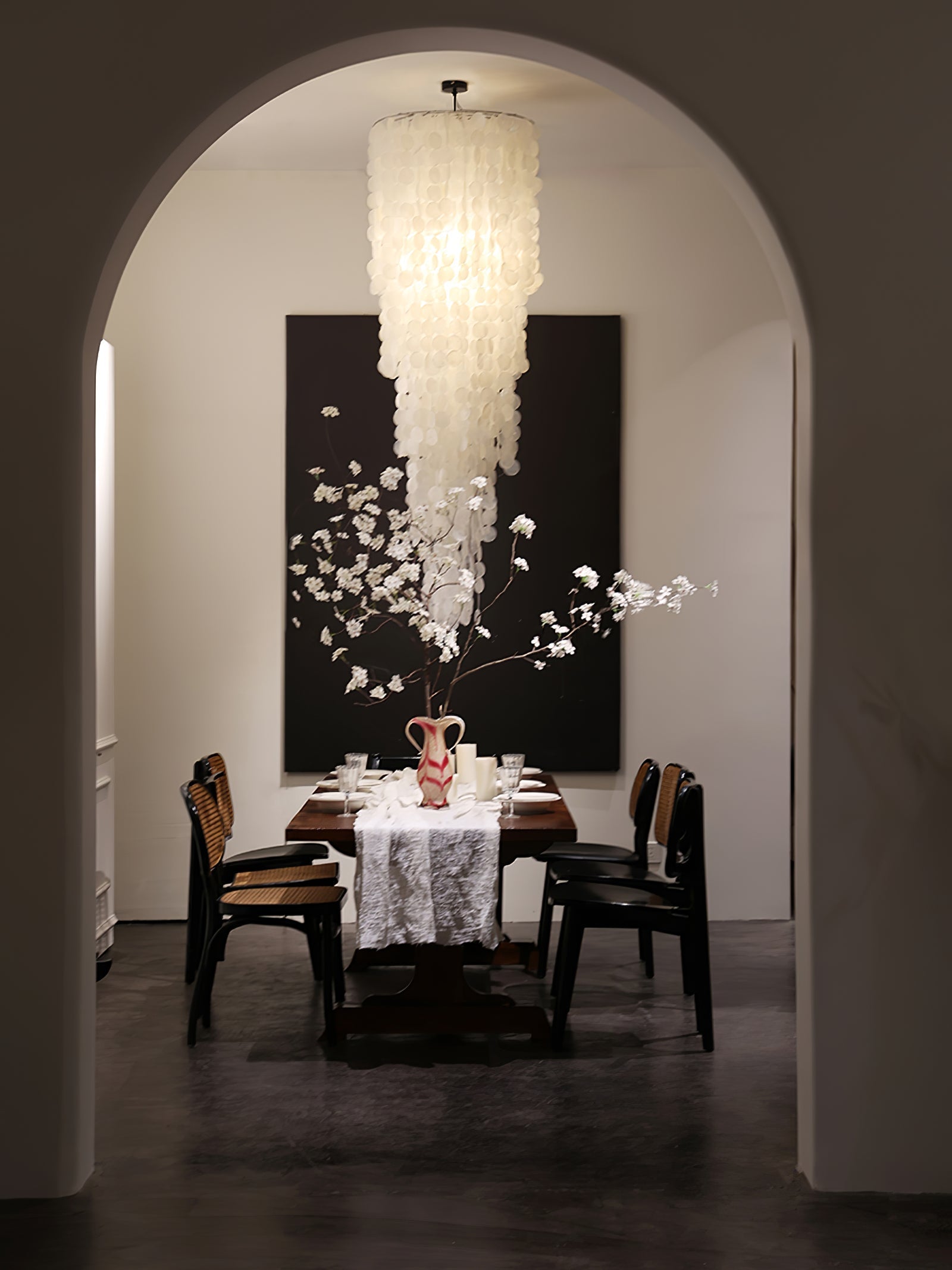 Modern Nerida Shell Chandelier-Chandelier-Manorlights