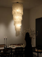 Modern Nerida Shell Chandelier-Chandelier-Manorlights