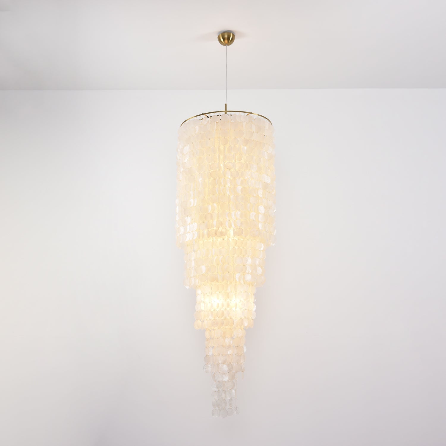 Modern Nerida Shell Chandelier-Chandelier-Manorlights