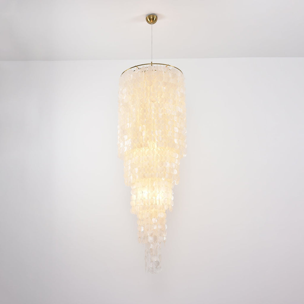 Modern Nerida Shell Chandelier-Chandelier-Manorlights