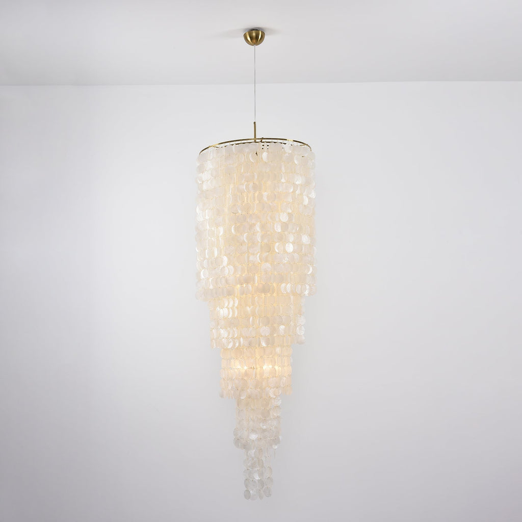 Modern Nerida Shell Chandelier-Chandelier-Manorlights