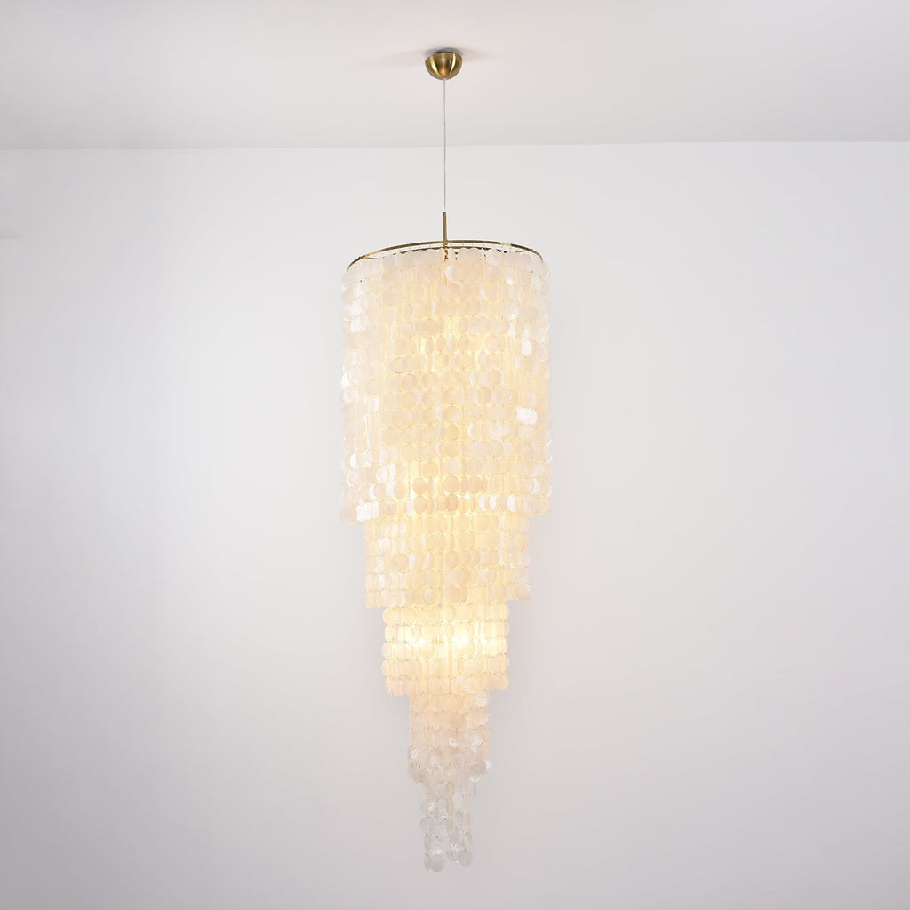 Modern Nerida Shell Chandelier-Chandelier-Manorlights
