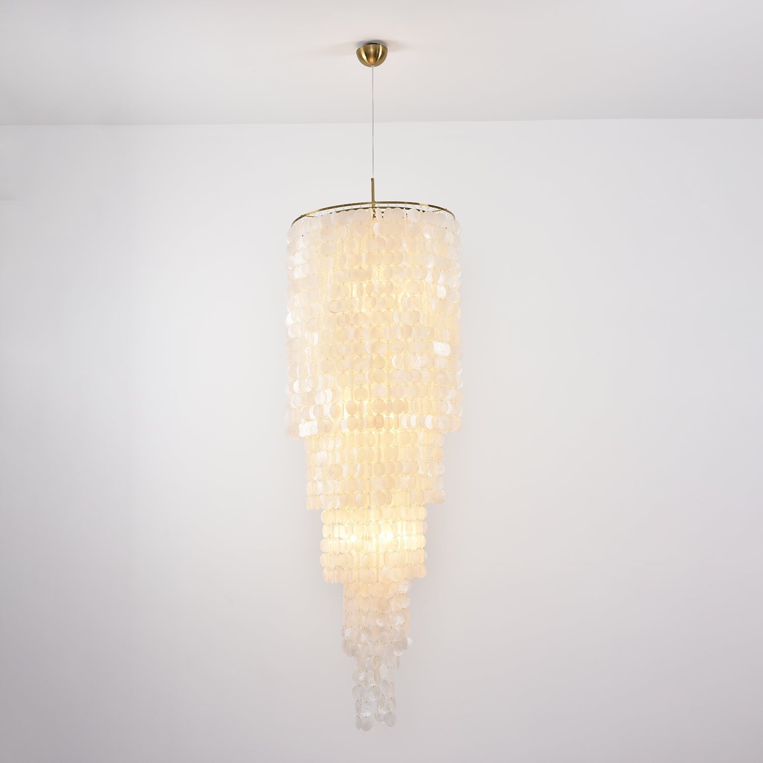 Modern Nerida Shell Chandelier-Chandelier-Manorlights