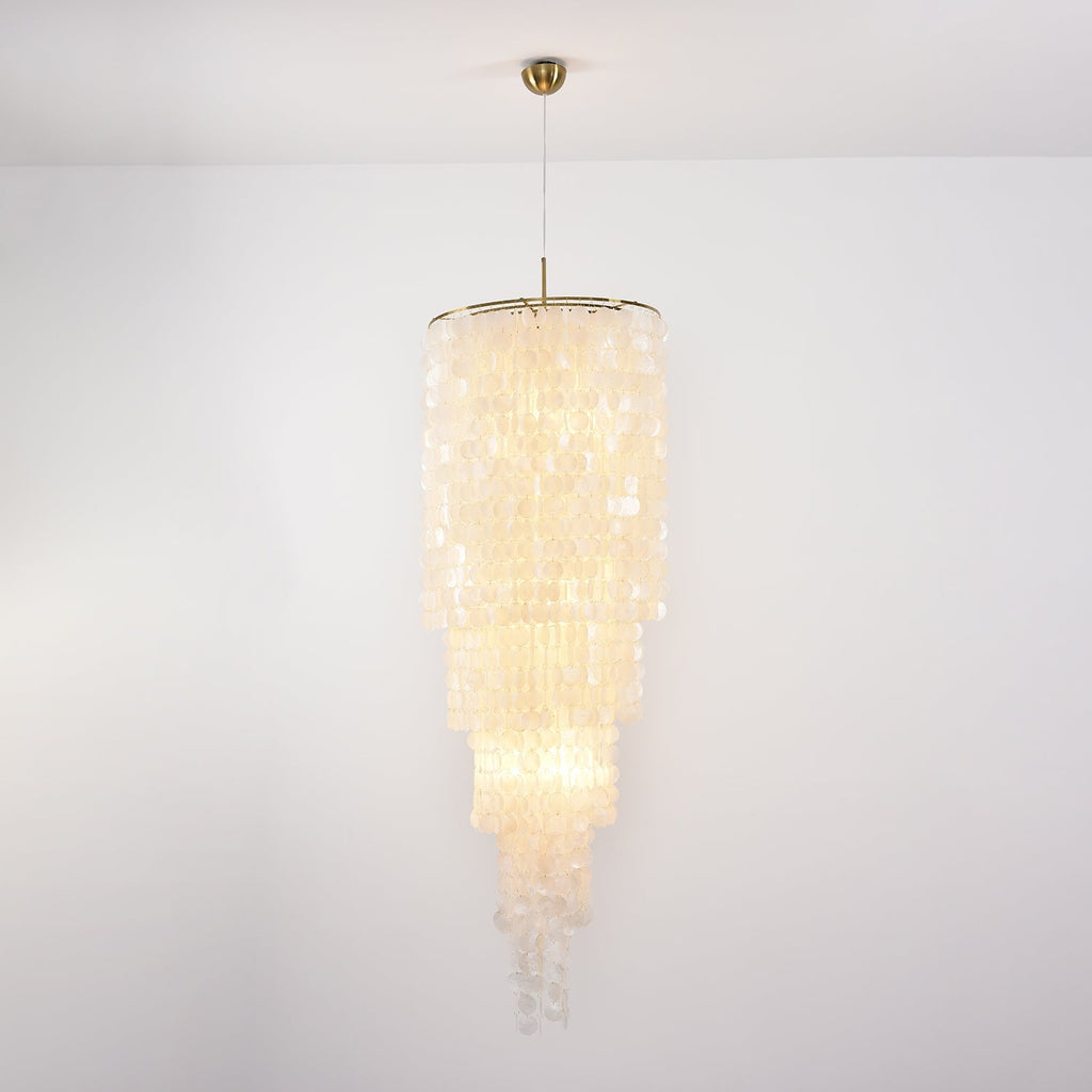 Modern Nerida Shell Chandelier-Chandelier-Manorlights