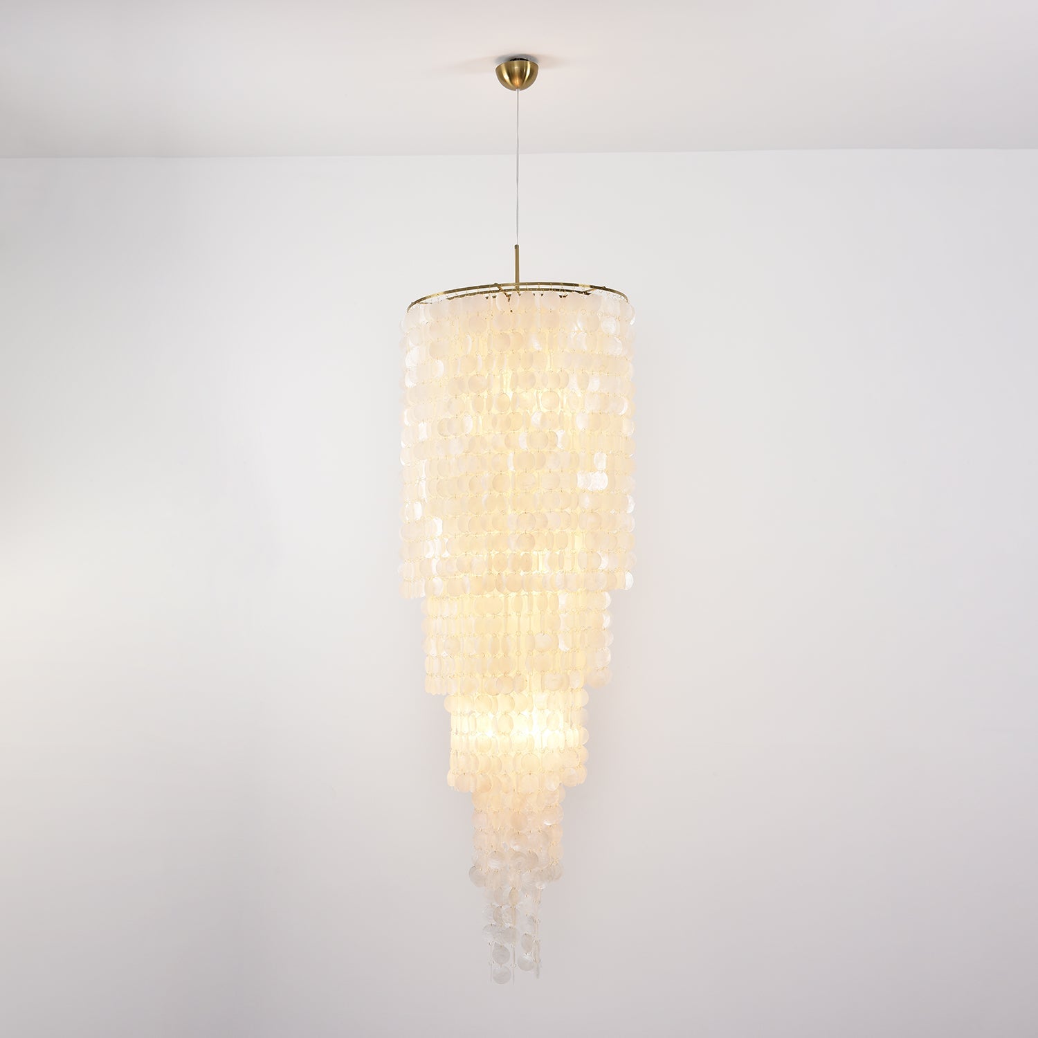 Modern Nerida Shell Chandelier-Chandelier-Manorlights