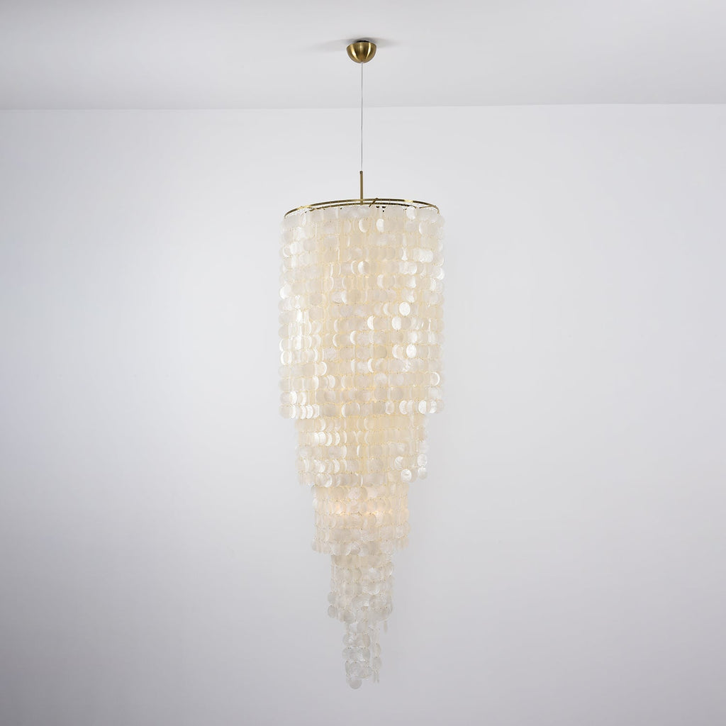 Modern Nerida Shell Chandelier-Chandelier-Manorlights