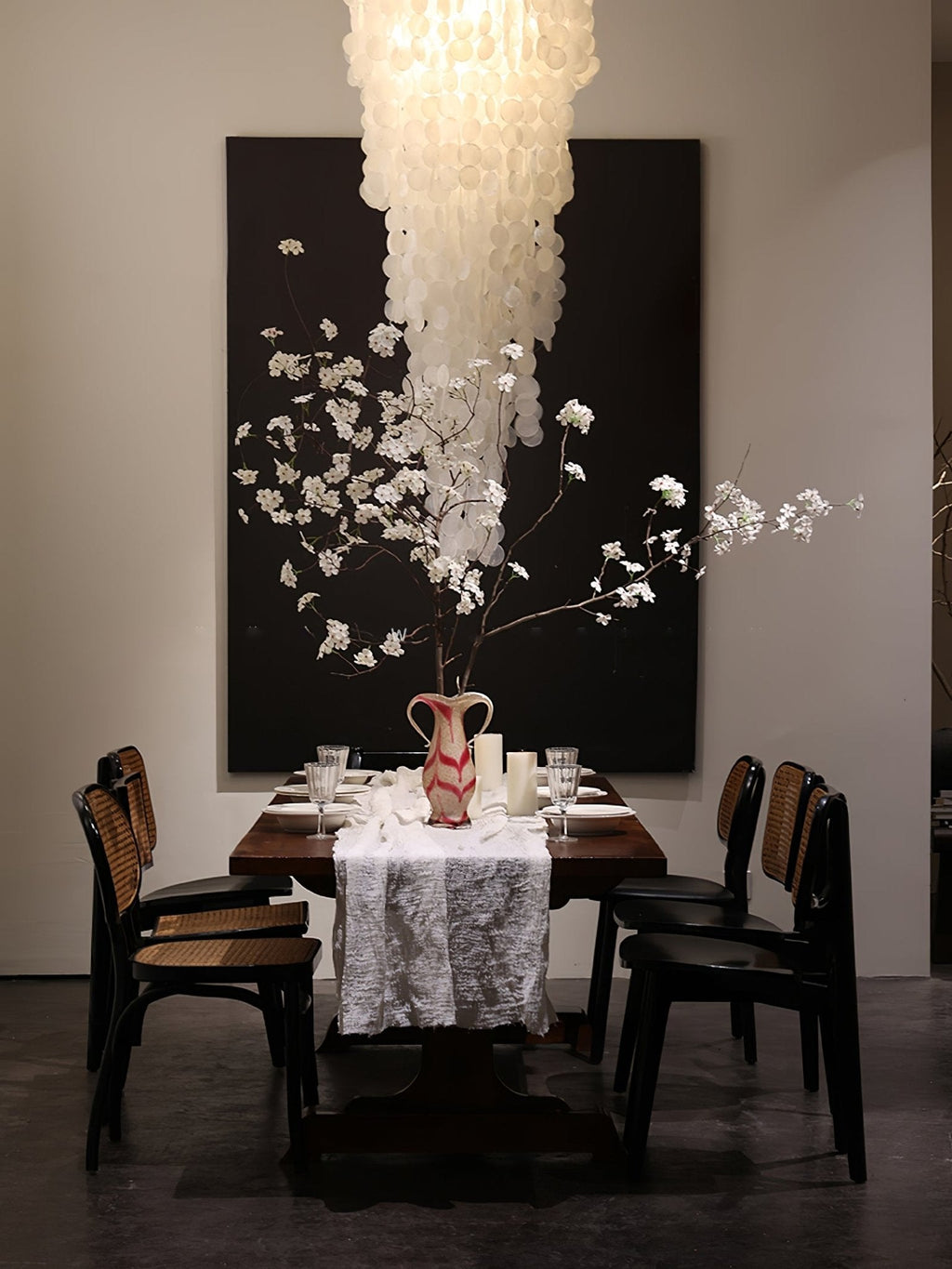 Modern Nerida Shell Chandelier-Chandelier-Manorlights