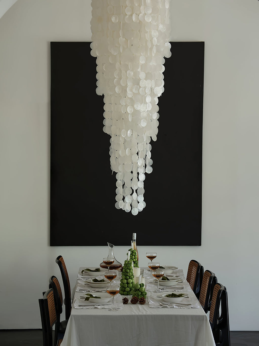 Modern Nerida Shell Chandelier-Chandelier-Manorlights
