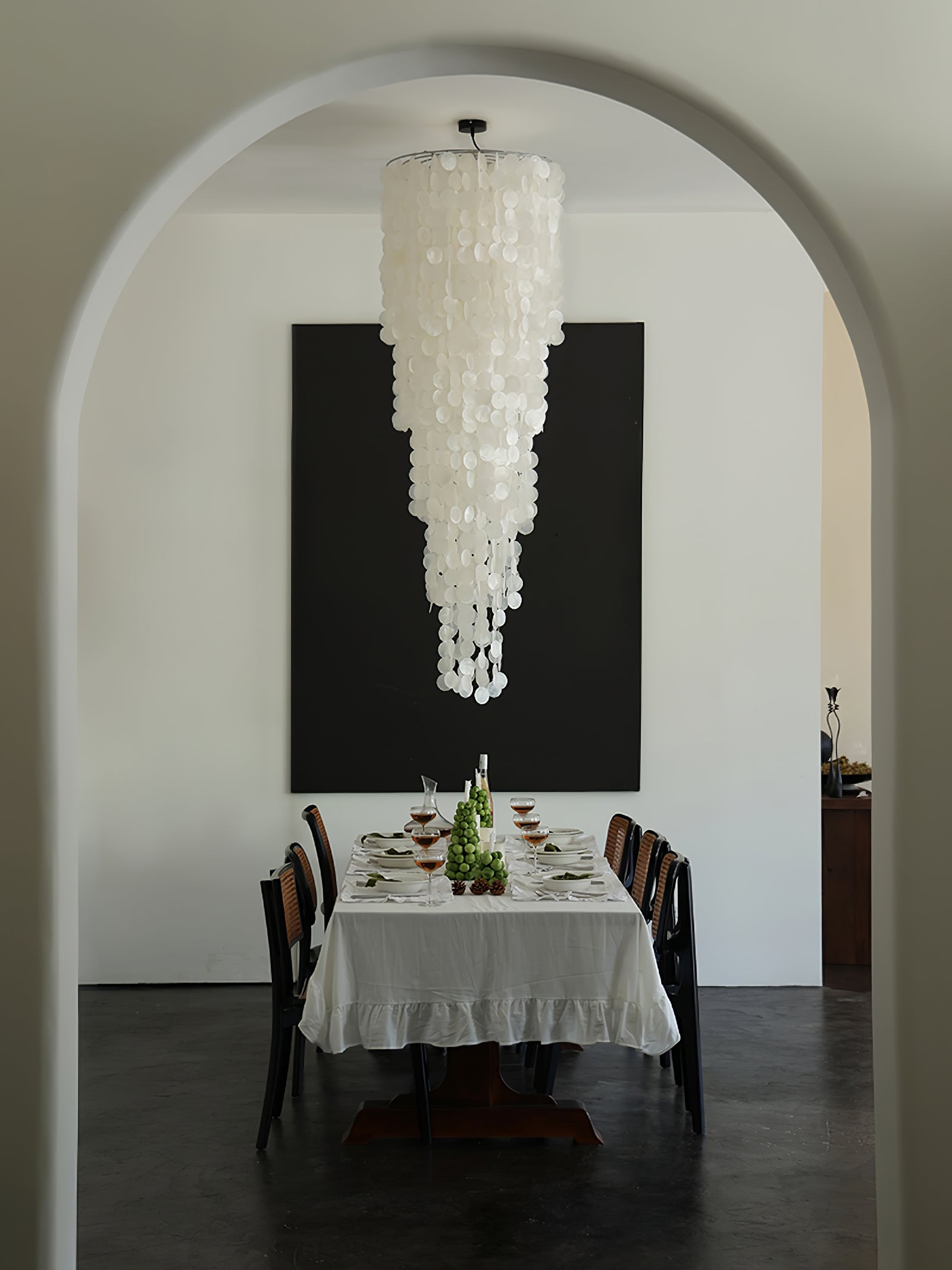 Modern Nerida Shell Chandelier-Chandelier-Manorlights