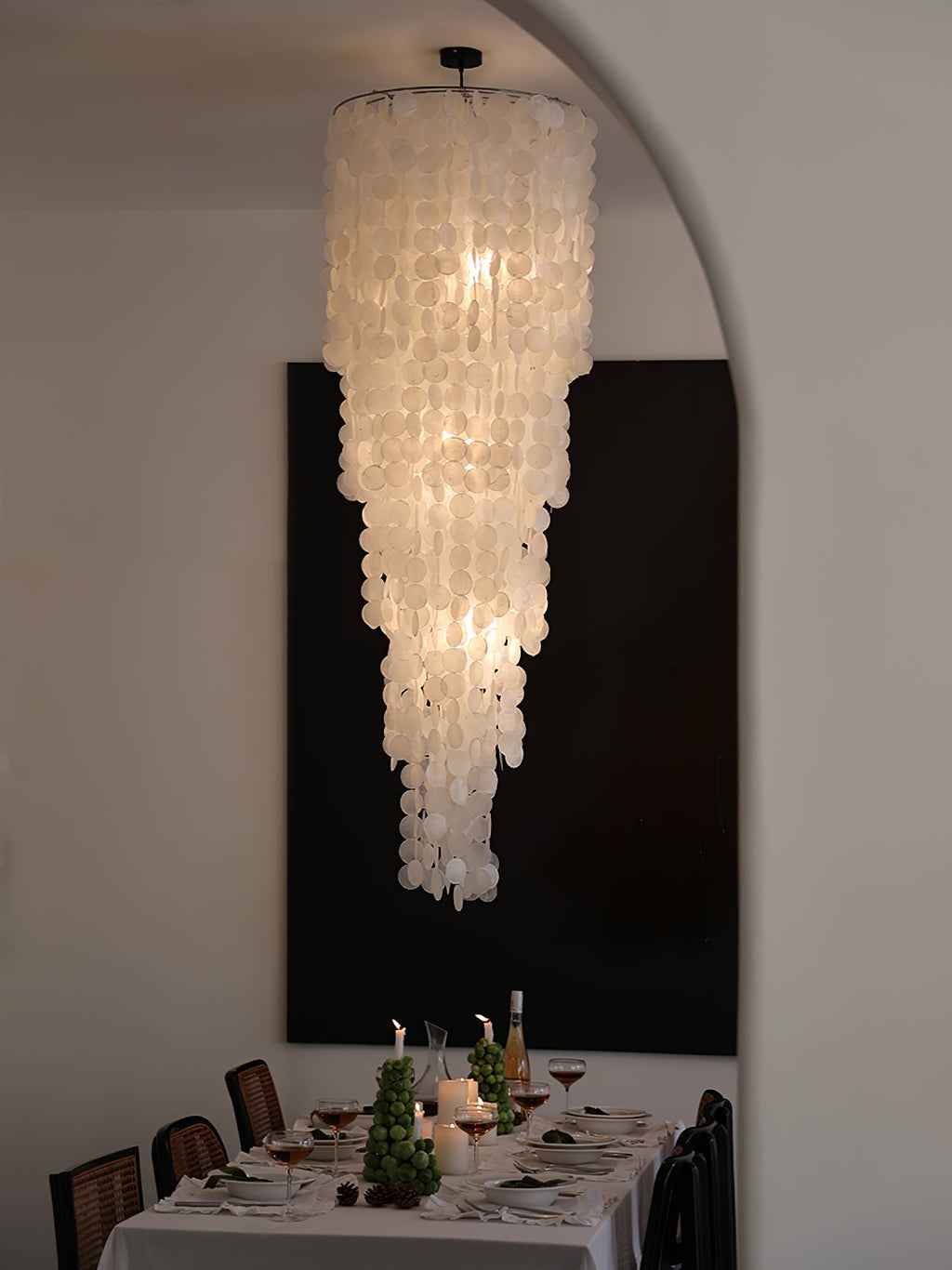 Modern Nerida Shell Chandelier-Chandelier-Manorlights