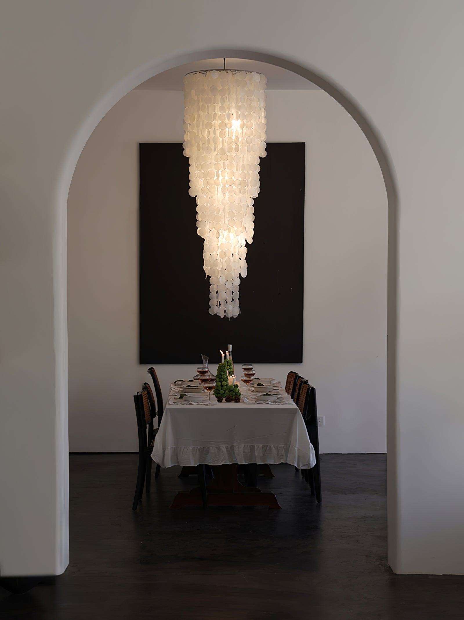 Modern Nerida Shell Chandelier-Chandelier-Manorlights