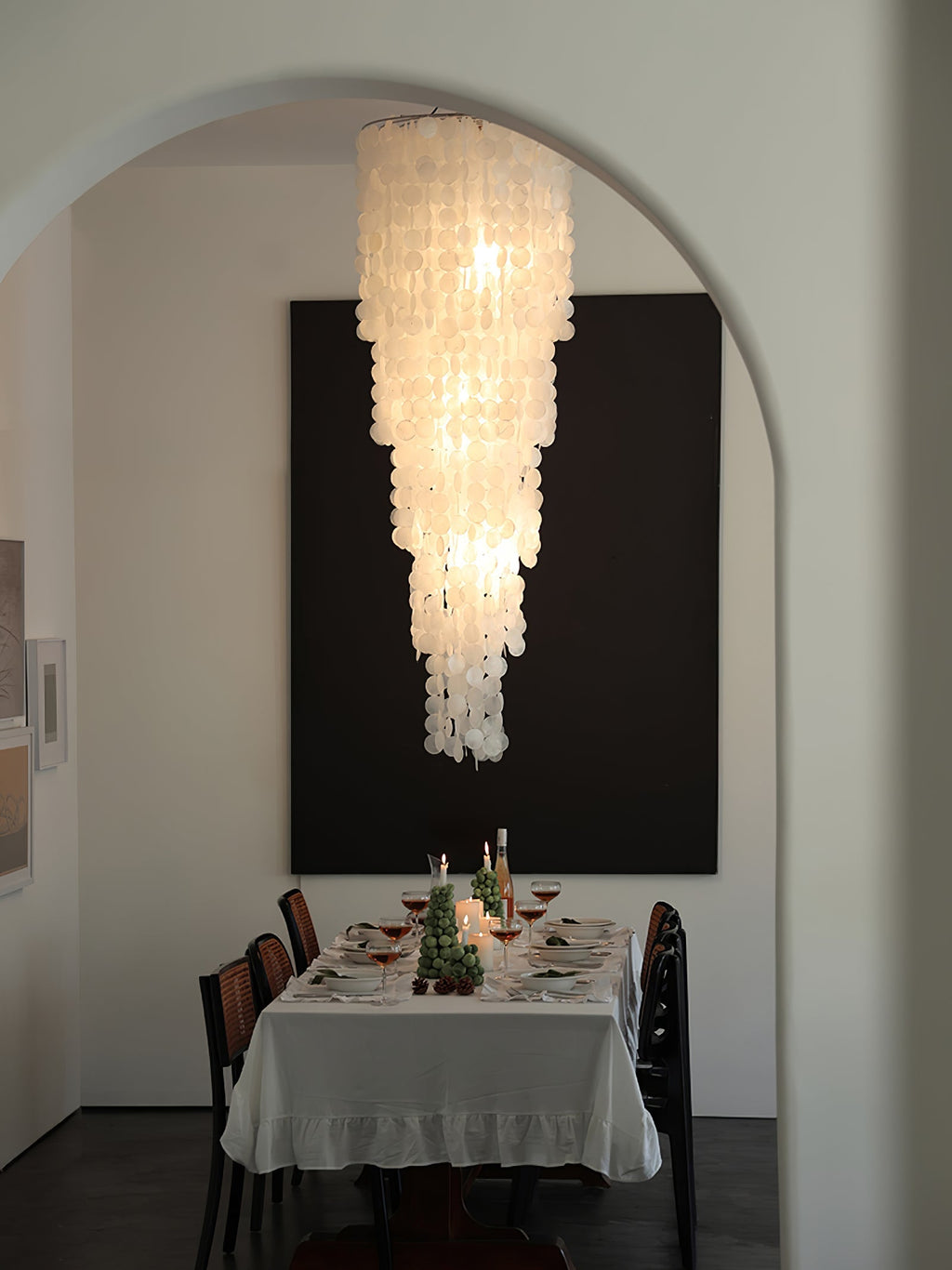 Modern Nerida Shell Chandelier-Chandelier-Manorlights
