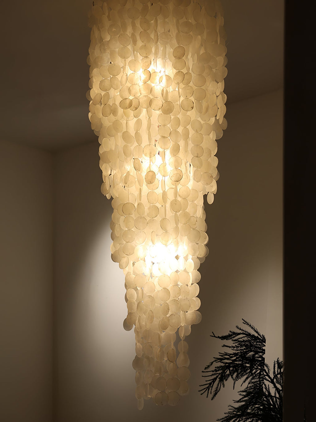 Modern Nerida Shell Chandelier-Chandelier-Manorlights
