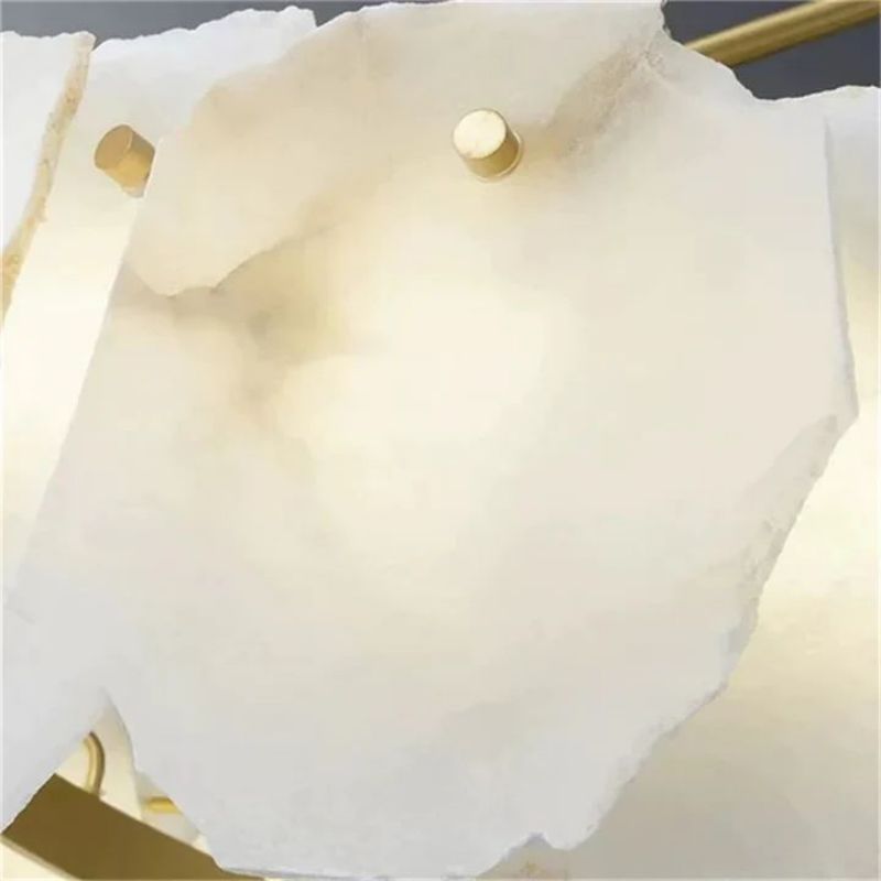 Sbulas Alabaster Linear Chandelier-Chandelier-Manorlights