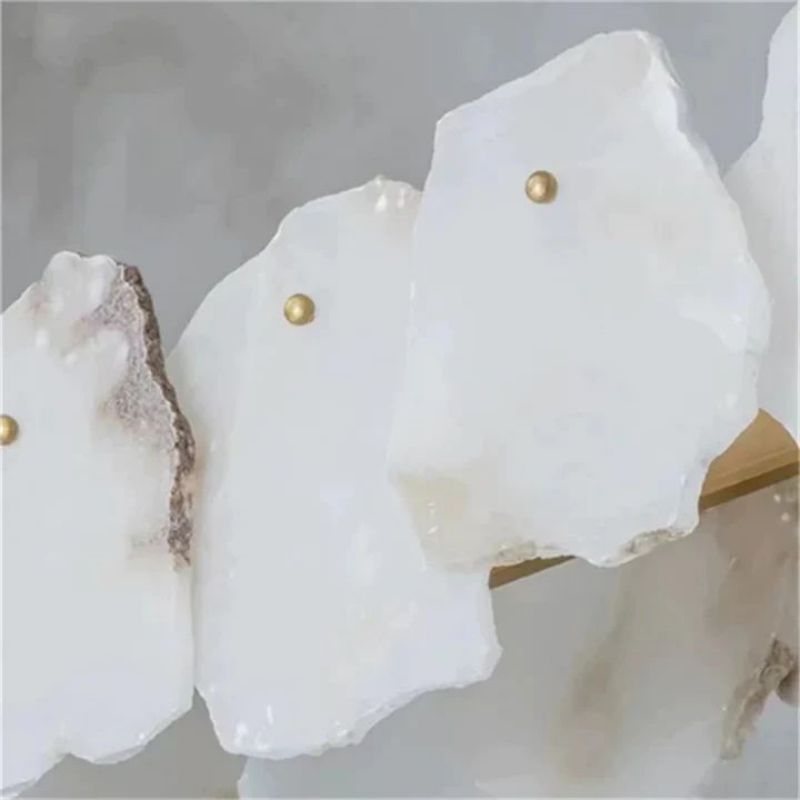 Sbulas Alabaster Linear Chandelier-Chandelier-Manorlights