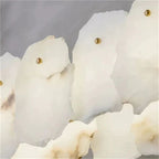 Nauns Alabaster Round Chandelier-Chandelier-Manorlights