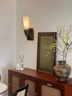 Opal Alabaster Twist Wall Sconce by Manor Lights