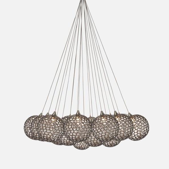 Planet Cluster Chandelier-Chandelier-Manorlights