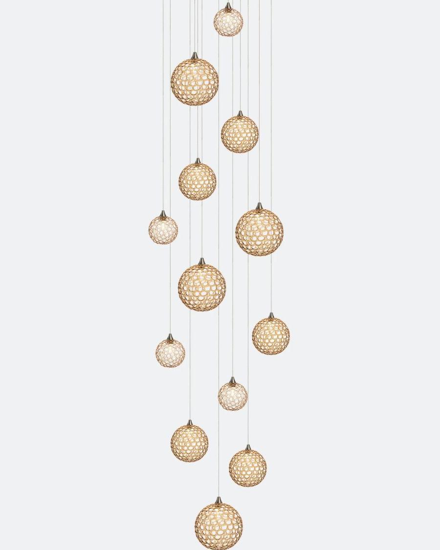 Planet Round Chandelier-Chandelier-Manorlights