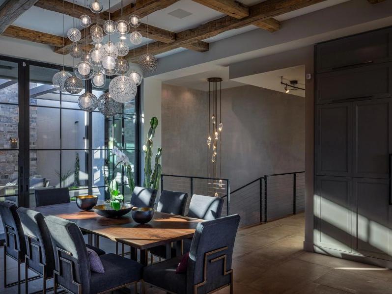 Planet Round Chandelier-Chandelier-Manorlights