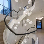 Planet Rectangle Chandelier-Chandelier-Manorlights