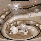 Planet Rectangle Chandelier-Chandelier-Manorlights
