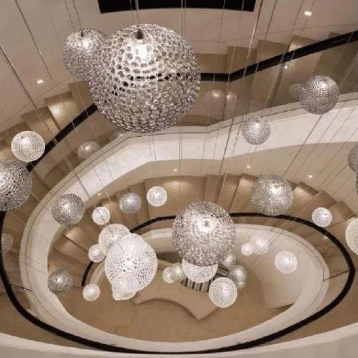 Planet Rectangle Chandelier-Chandelier-Manorlights