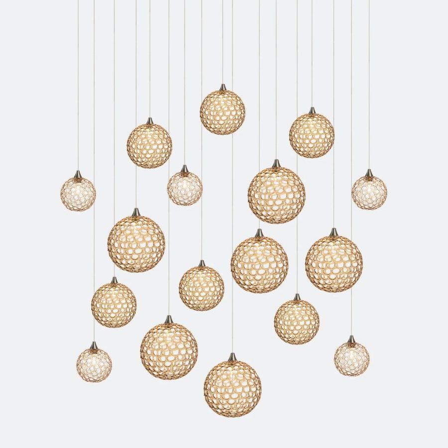 Planet Rectangle Chandelier-Chandelier-Manorlights