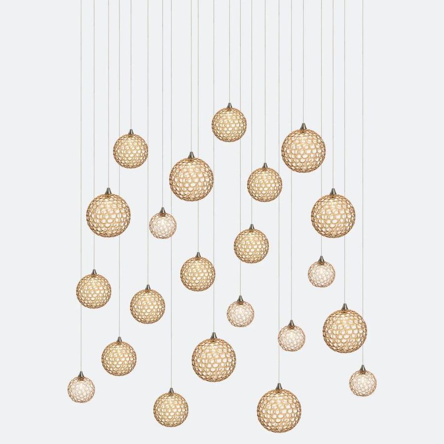 Planet Rectangle Chandelier-Chandelier-Manorlights
