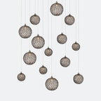 Planet Rectangle Chandelier-Chandelier-Manorlights