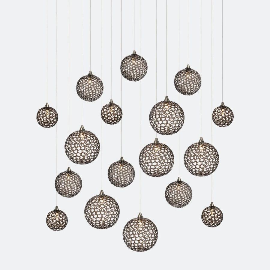 Planet Rectangle Chandelier-Chandelier-Manorlights